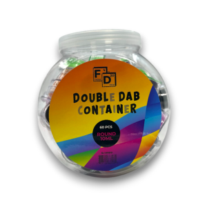 Faded Daily 10ml Clear Dab Containers | 60ct Jar