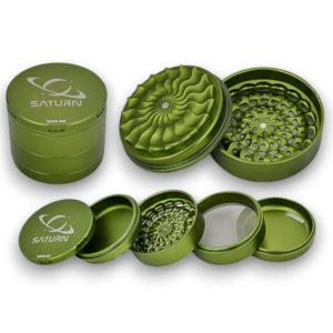 Saturn Grinders | 100mm 5pc Aluminum Grinder