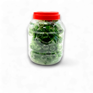 4" Green OB Jar 80ct