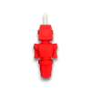 Silicone Robot Straw w/ Ceramic Tip