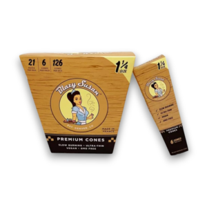 Blazy Susan Cone | Unbleached 1 1/4 | 6pk 21ct Box