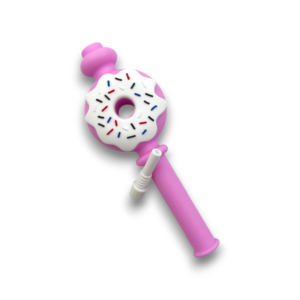 Silicone Donut Honey Straw