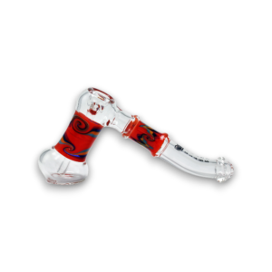 IC Glass Wigwag Hammer Bubbler