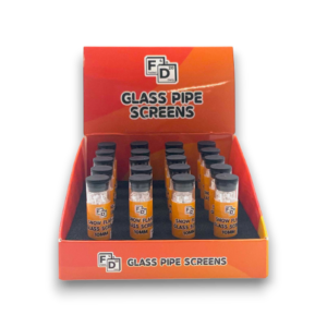 Faded Daily Glass Snowflake Screens | 20ct Vial | 20ct Box