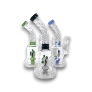 6" Twisted Bent Neck Bear Perc WP