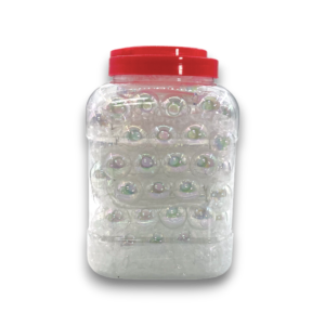 4" Color OB Jar | 90ct | Clear Pearl