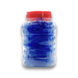 4" Color OB Jar | 90ct | Blue