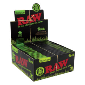 Raw Papers | KS | Black Organic Hemp | 50ct Box