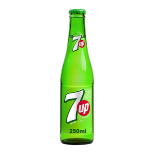 7UP 250ml Glass Bottle