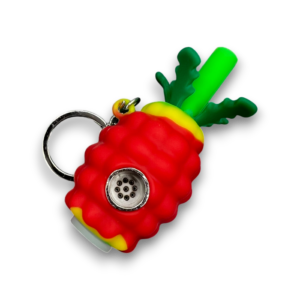 Silicone Pineapple Keychain Assorted HP