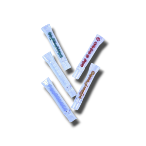 Clear 1Hitter w/ Gem Stones