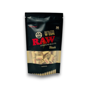 RAW® Tips | Black Extra Wide Tips | Bag of 50