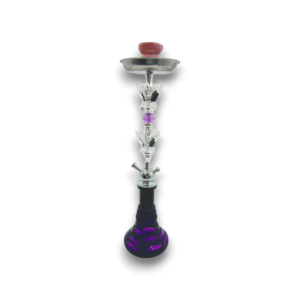 24" Khateeb Floral 1 Hose Hookah Box Kit