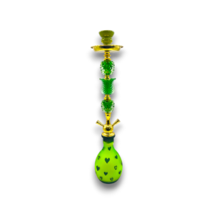 25" Khateeb Round Base Flower Hookah | 2 Hose