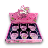 Pink Skull Glass Ash Trays | 6ct Box