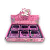 Pink Cube Glass Ash Trays | 6ct Box