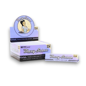 Blazy Susan Purple King Size Slim Papers 50ct