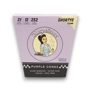 Blazy Susan Cones | Purple Shortys | 12pk 21ct Box