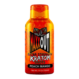 MaxxOut Kratom Extract Shots 30ml 380mg 8ct Disp