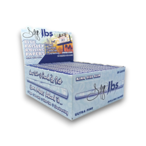 Dogg Lbs | Blue Paisley KS Slim Rolling Papers | 50pk 50ct Box