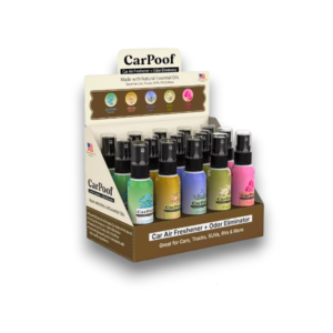 CarPoof Air Freshener + Odor Eliminator | 15ct Box