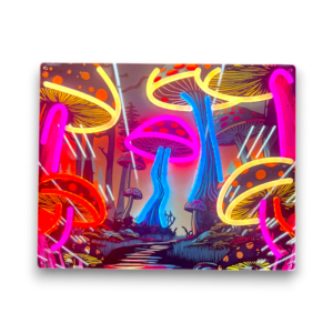 Neon LED Glass Frame Pictures