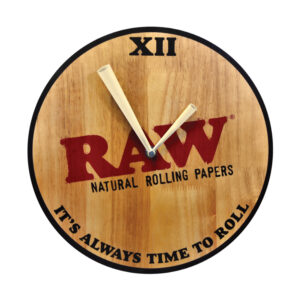 Raw Classic Wooden Clock