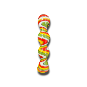 4" Color Swirls/Domes Chillum