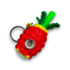 Silicone Pineapple Keychain Assorted HP