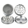 Lrg Brushed Metal/Leaf Grinder