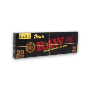 Raw Black Classic KS Cones 20ct
