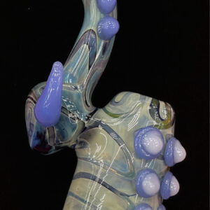 7" Fumed Swirl/Studs Bubbler