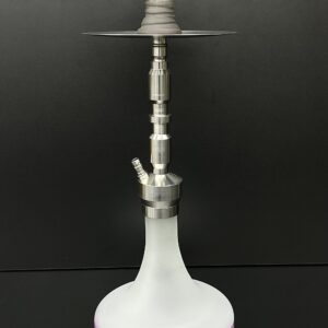 22" Magnum Stainless Steel Frosted Base Hookah