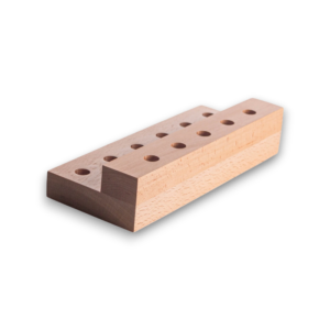 IC Glass Wooden Display | 14mm | 11 Hole