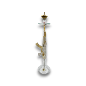 34" MOB AK47 Swarovski Crystal Hookah