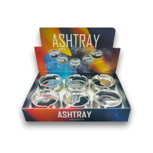 Twist Lid Ashtrays 6ct Box