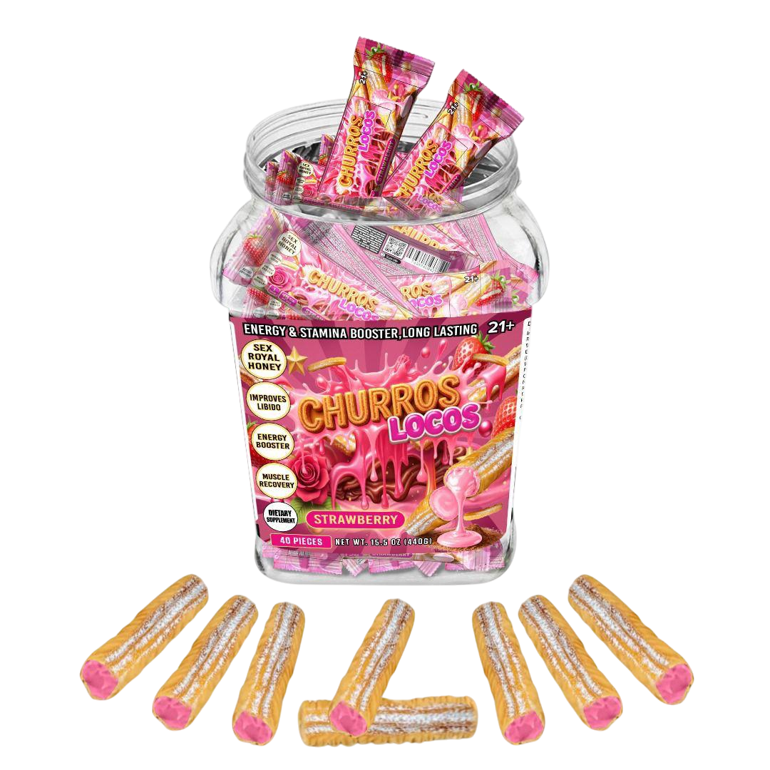 Churros Locos Sex Royal Honey | 40ct Jar