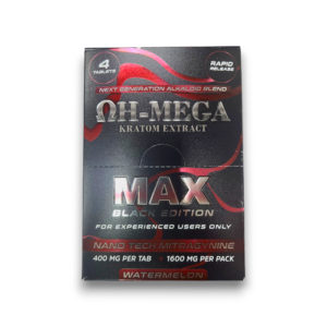 OH-Mega Kratom Extract Tabs | 1600mg Sleeve | 10ct Box