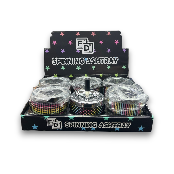 FD Metal Spinning Ash Tray | 6ct Box