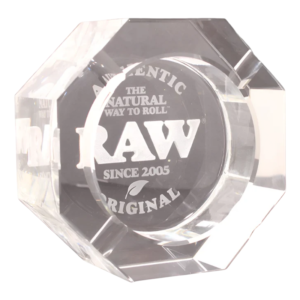 Raw Crystal Glass Ashtray