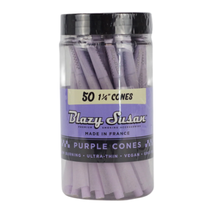 Blazy Susan Cones | Purple 1 1/4 | 50ct Jar