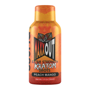 MaxxOut Kratom Extract Shots 30ml 380mg 8ct Disp