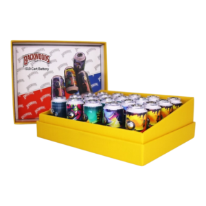 Yellow box 510 cart battery 20ct Display