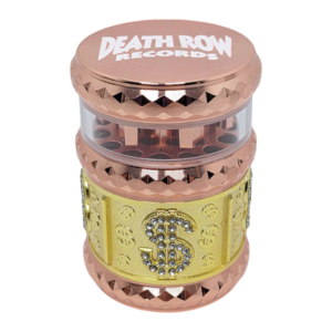 Death Row Records | 44mm Window Gem Cut $ Grinder