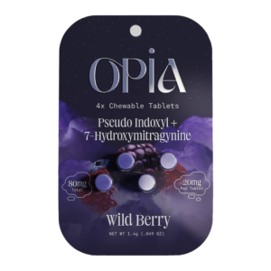 OPIA 7-OH Kratom | Pseudo 20mg | 4 Tabs | 10ct Box