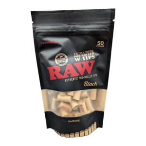 RAW® Tips | Black Extra Wide Tips | Bag of 50