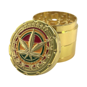 Tuff Shredder Gold Leaf 4pt Grinder | 12ct Box