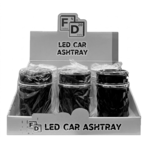 FD LED Car Butt Bucket Ash Tray | 6ct Box