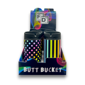 FD Tall Butt Bucket Ash Tray | 6ct Box