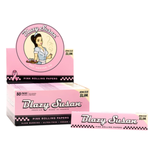 Blazy Susan Pink King Size Slim Papers 50ct